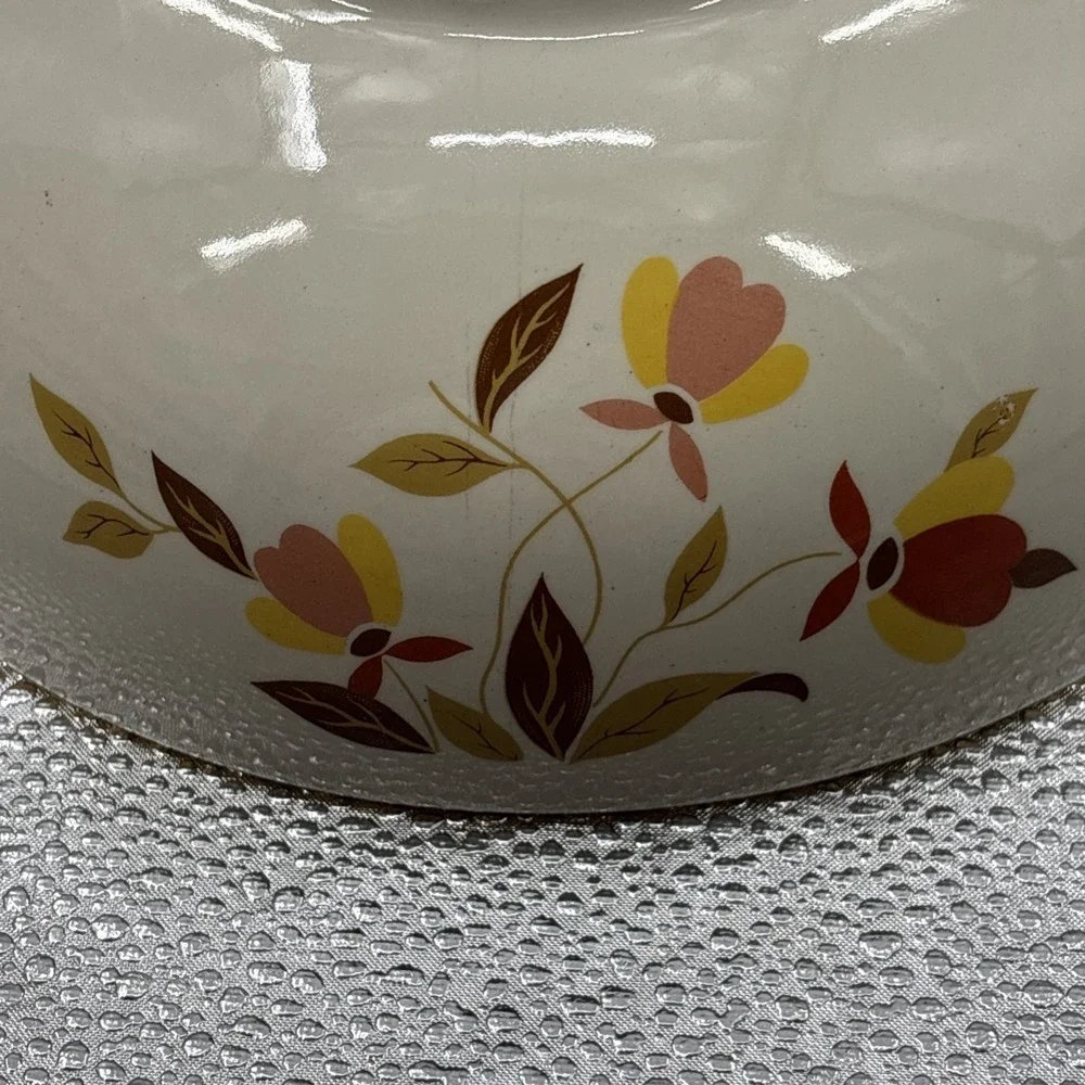 Vintage Hall's Superior Kitchen Ware AUTUMN‎ LEAF 9